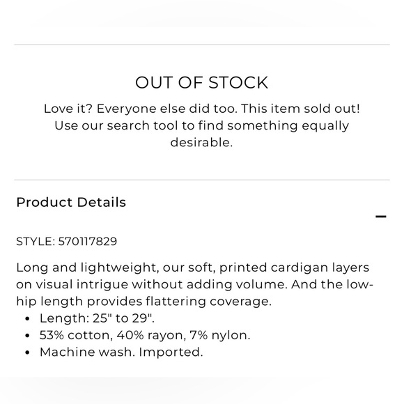 CHICOS Mixed Paisley Maizy Cardigan Sweater Long Blue Ivory Open Front Thin Knit - Picture 14 of 14